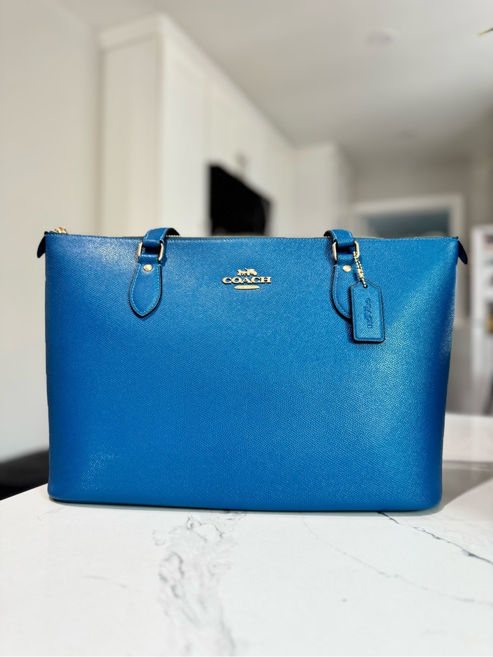NWT - Coach - Gallery Tote - Pacific Bright Mineral